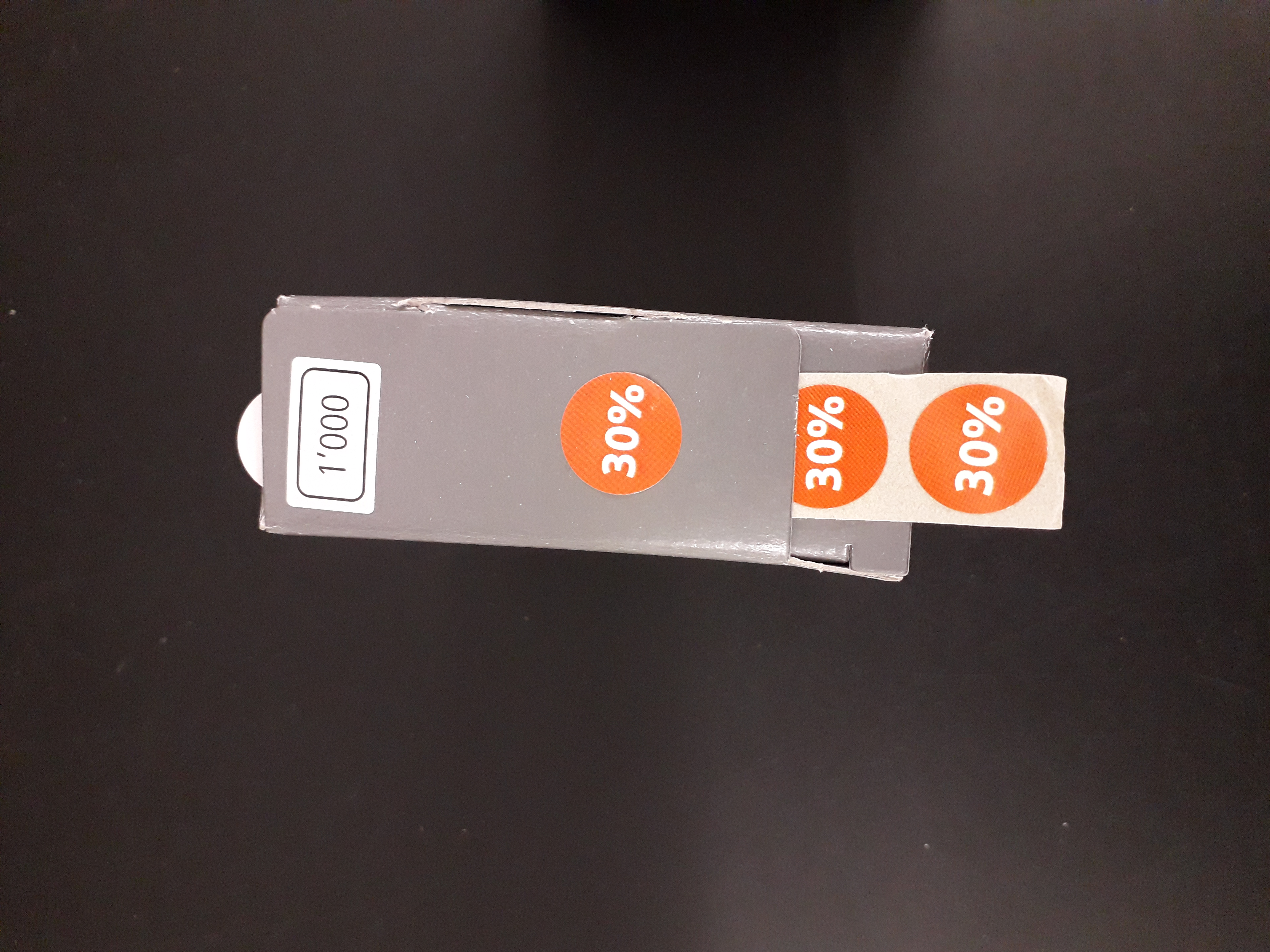 Kleine runden Sticker 30%