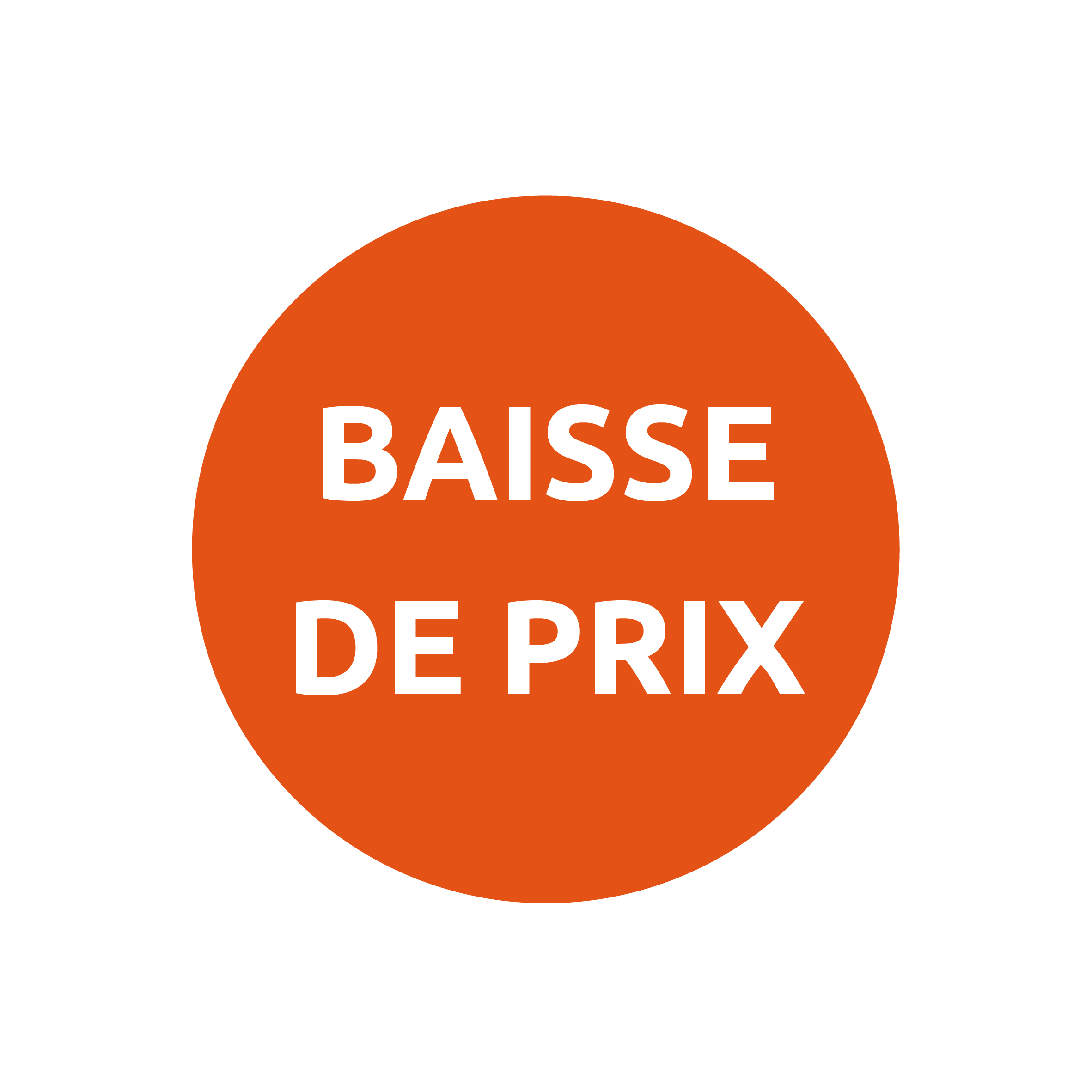 Wobbler Baisse de Prix