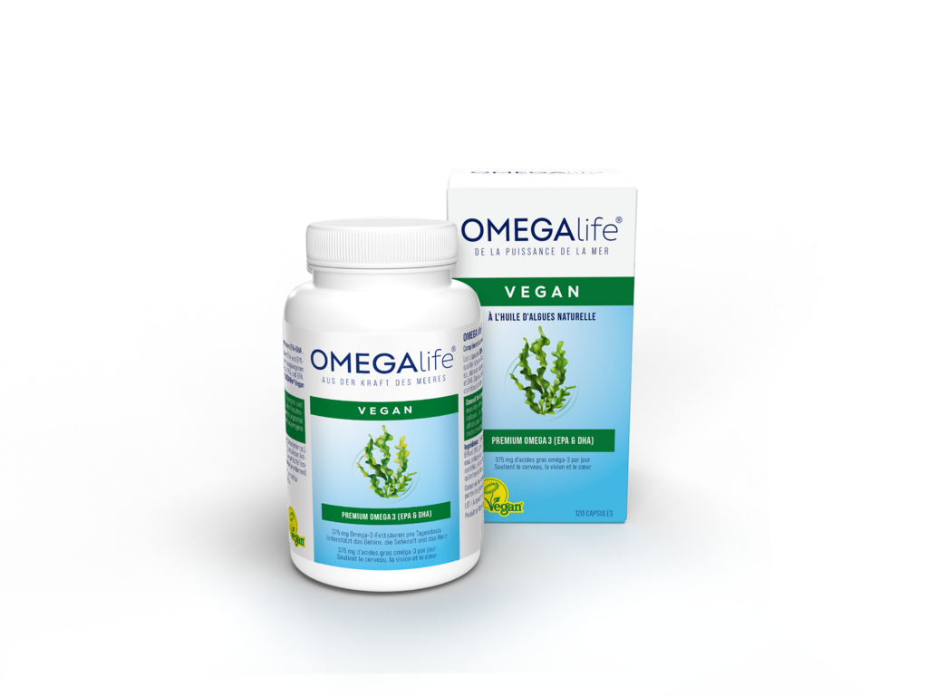 OMEGA-Life Algenöl 120 Kapseln