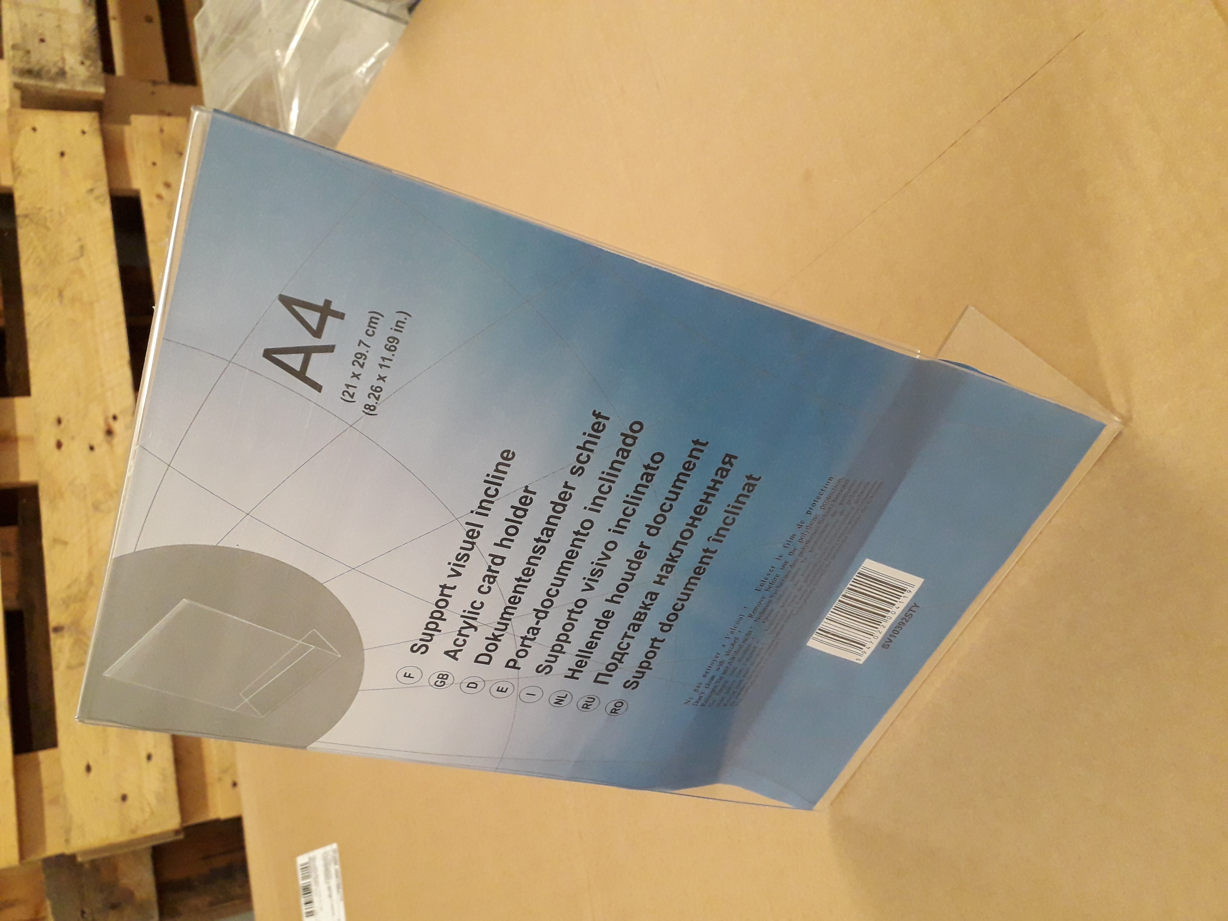 PLEXIGLAS FÜR WERBEPLAKAT - A4