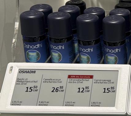 Price Tag elektronisch 4.5" (für essentielle Öle)