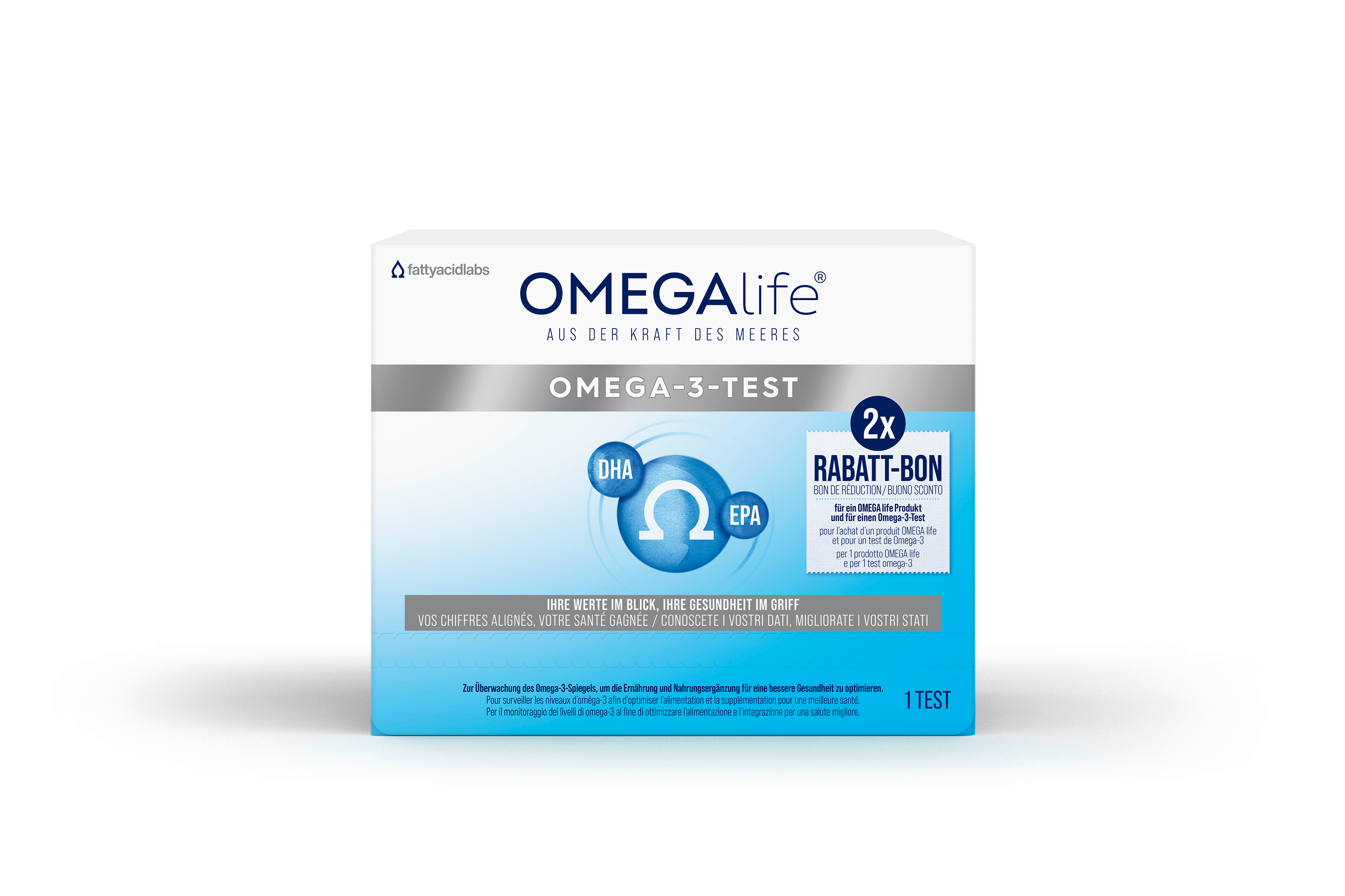 OMEGA life Omega -3-Test