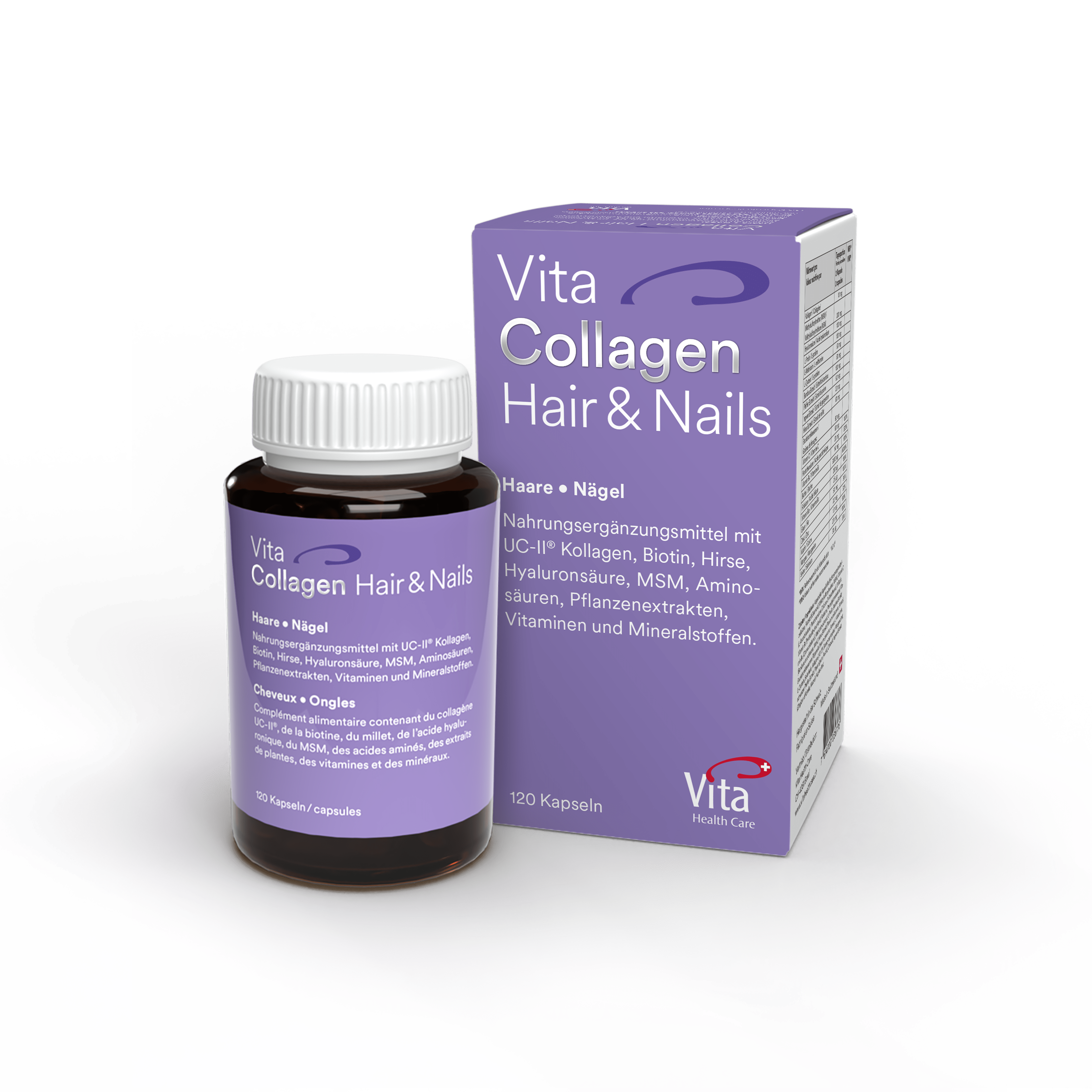 VITA COLLAGEN HAIR & NAILS, 120 Kapseln